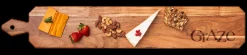 Acacia Heirloom Board w/ Handle Skinny | Graze | 34 X 6"-Maple Hot