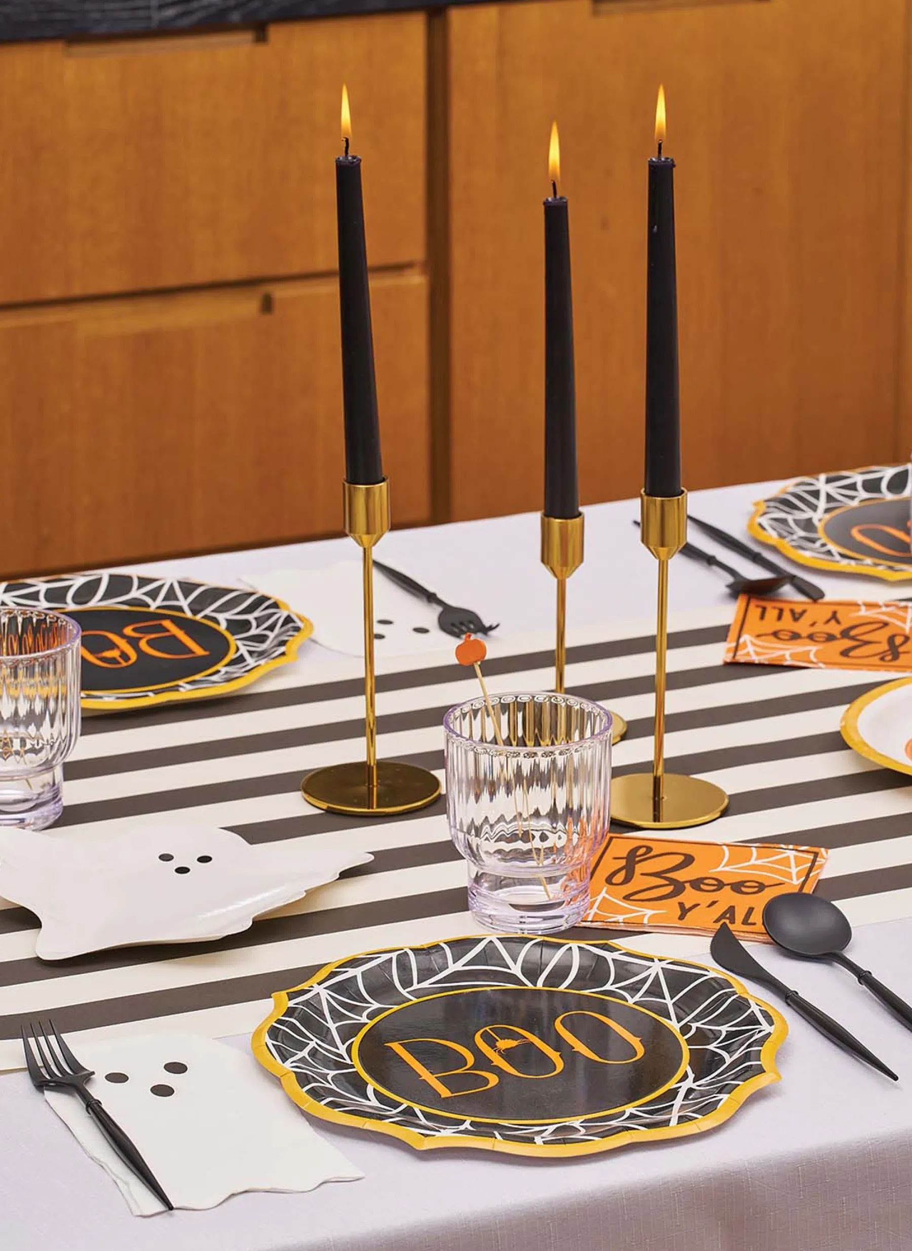 All Black Bella Assorted Plastic Cutlery/36pc, Service for 12-Sophistiplate Fashion