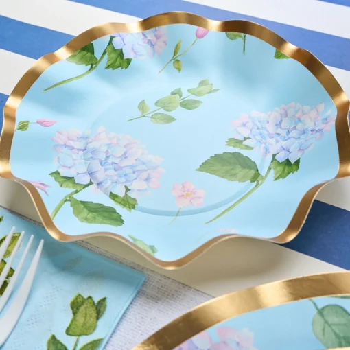 Appetizer/Dessert Bowl Hydrangea Foil - 8pk-Sophistiplate Best