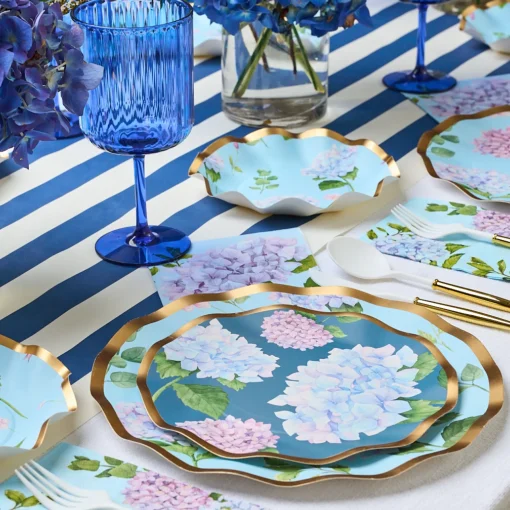 Appetizer/Dessert Bowl Hydrangea Foil - 8pk-Sophistiplate Best