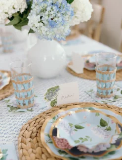 Appetizer/Dessert Bowl Hydrangea Foil - 8pk-Sophistiplate Best