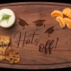 Arched Artisan Walnut Board | Hats Off | 12 x 9"-Maple Fashion