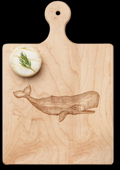 Artisan Paddle Board | Whale | 9" x 6"-Maple Outlet