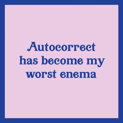 Autocorrect Coaster-drinksonmecoasters Sale