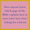 Bible Coaster-Drinks On Me Coasters Sale
