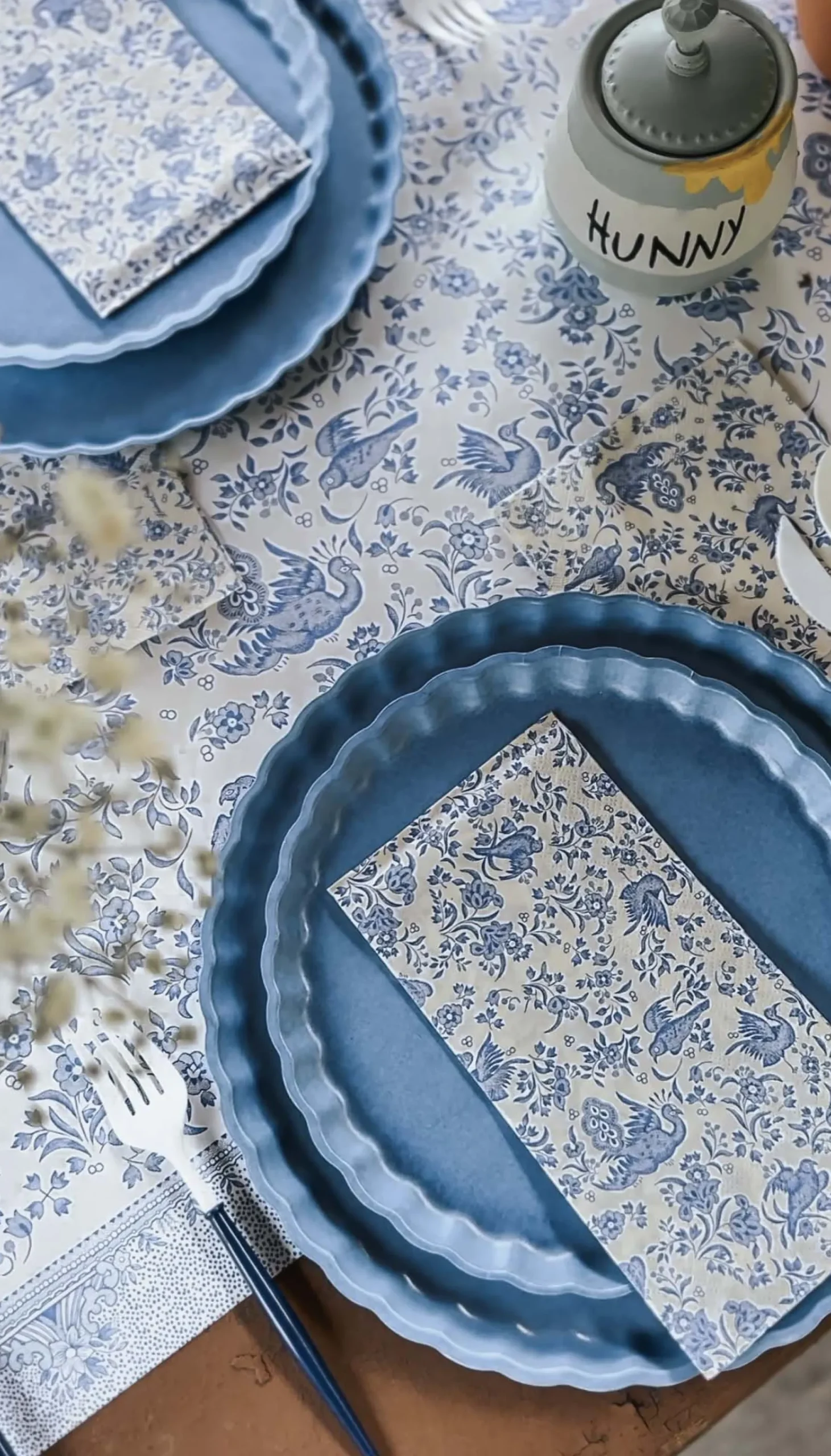 Blue Regal Peacock Guest Towel Napkin- Pack of 16-Hester u0026 Cook Online