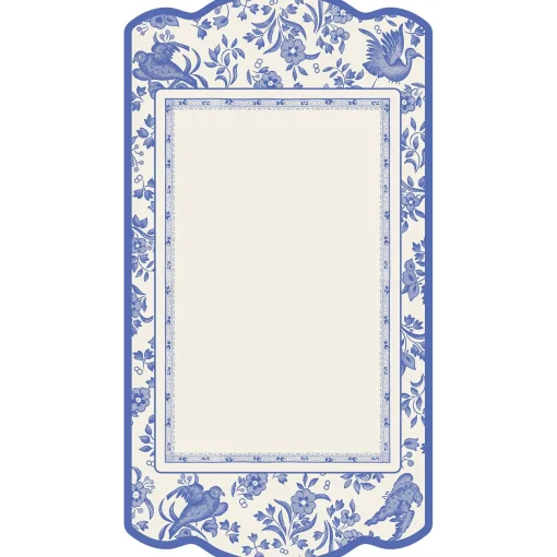 Blue Regal Peacock Table Card - Pack of 12-Hester u0026 Cook Outlet