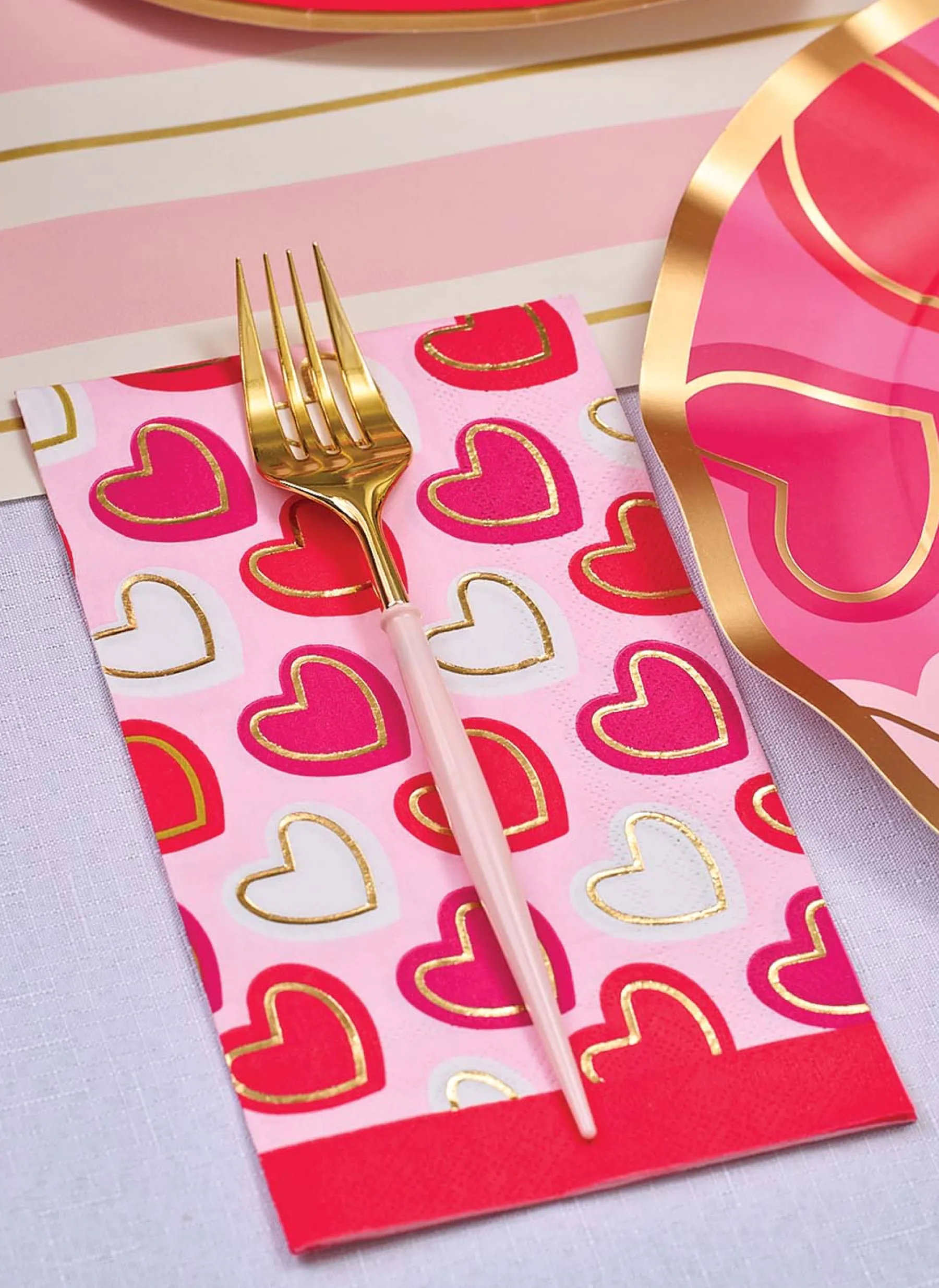 Blush & Gold Bella Assorted Plastic Cutlery/36pc, Service for 12-Sophistiplate Best