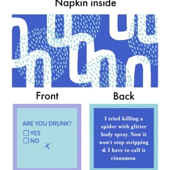 Body part Napkin-Drinks On Me Coasters Clearance