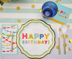 Bright Birthday Cocktail Napkin/20pk-Sophistiplate Online