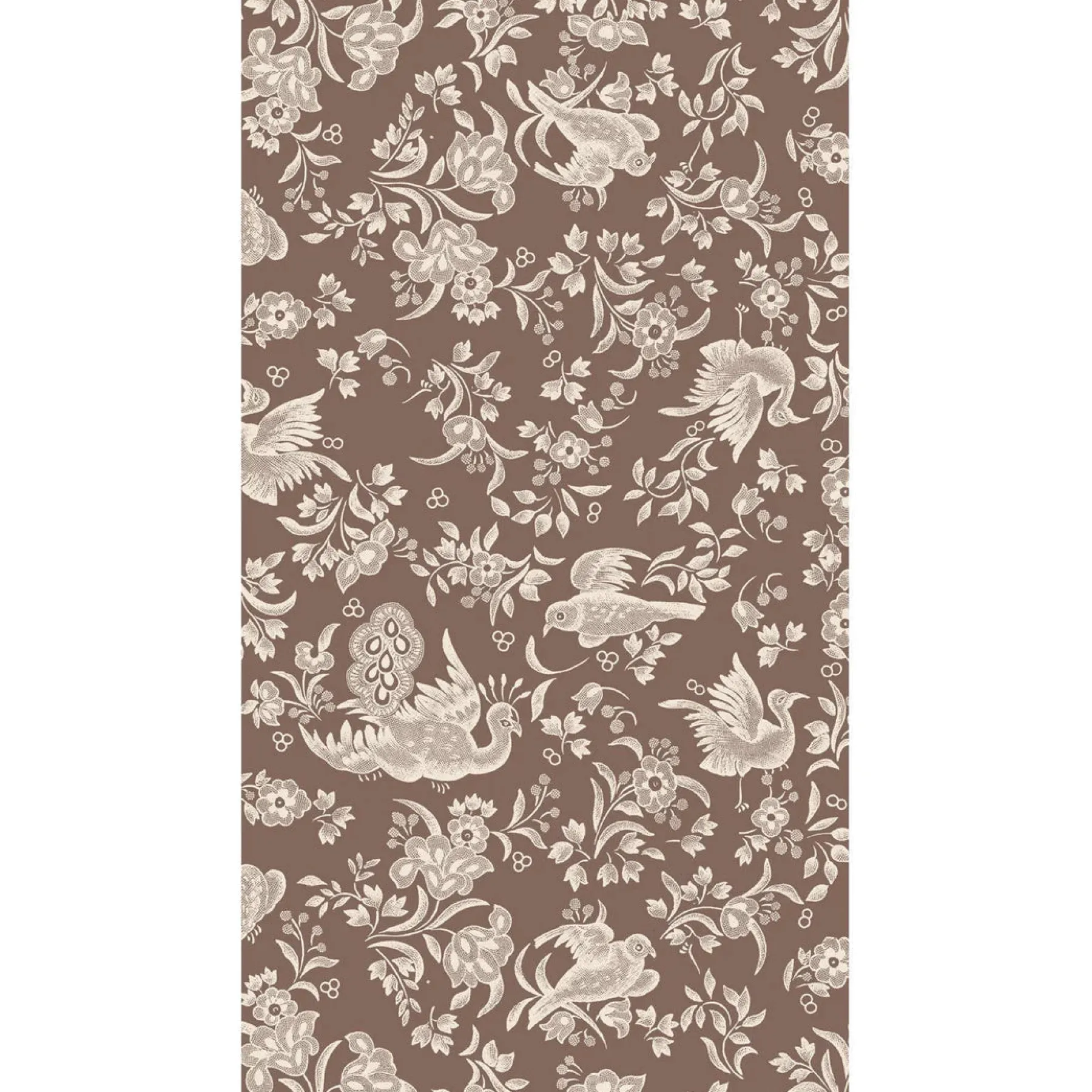 Brown Regal Peacock Guest Napkin - Pack of 16-Hester u0026 Cook Online