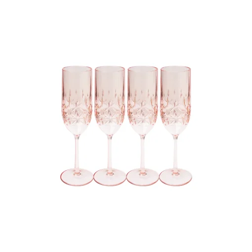 Champagne Classic | Blush | 4 Pack | 8.9 Oz-Sophistiplate LLC Fashion