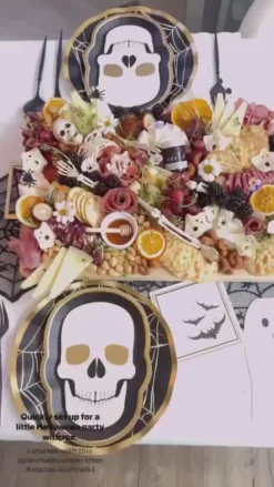 Classic Spooky Wavy Paper Dinner Plate/8pk-Sophistiplate Outlet