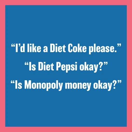 COASTER diet coke-Drinks On Me Coasters Hot