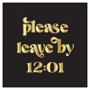 Cocktail Napkin New Years Design C/40pkg-Sophistiplate New