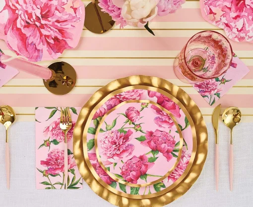 Cocktail Napkin Pink Peonies - 20pkg-Sophistiplate Online