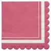 Cocktail Napkin Scalloped Edge Berry/20 pkg-Sophistiplate New