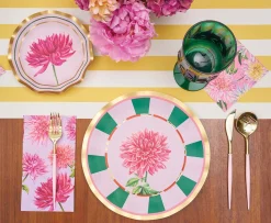 Dahlia Garden Dinner Plates/8pk-Sophistiplate Outlet