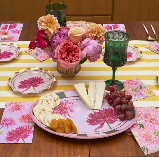 Dahlia Garden Melamine Serving Platter-Sophistiplate New