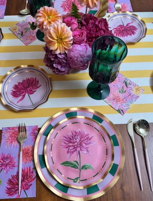 Dahlia Garden Table Setting-Sophistiplate Outlet