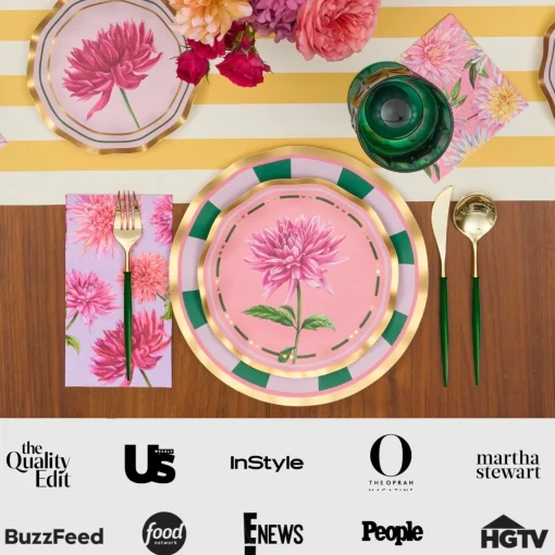 Dahlia Garden Table Setting-Sophistiplate Outlet