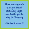 Dear House Guest Coaster-drinksonmecoasters Clearance