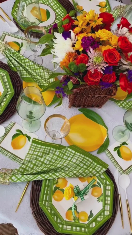 Dinner Plate Lemon and Stem/8pk-Sophistiplate Sale