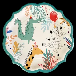 Dinner Plate Party Animal Foil/8pk-Sugarplum Fashion