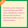 DOB Card-Drinks On Me Hot