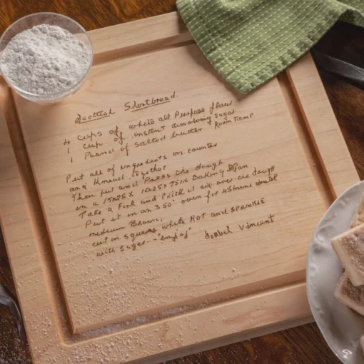 Engraved Recipe Board | Personalized Recipe | 12 x 12-Maple Sale