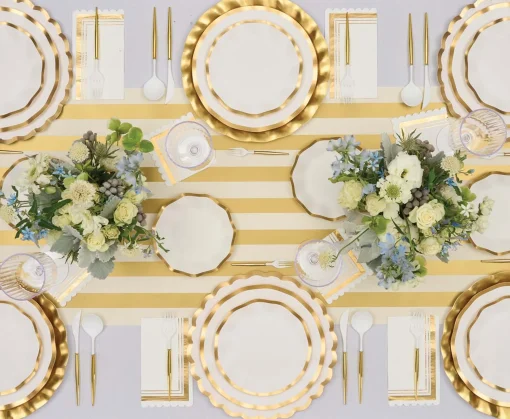 Everyday White Wavy Dinner Plate/8pk-Sophistiplate New