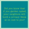 Garden naked Coaster-Drinks On Me Discount
