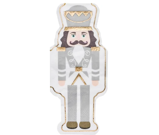 Gilded Nutcracker Guest Towel Gilded Nutcracker/16 pkg-Sophistiplate Sale