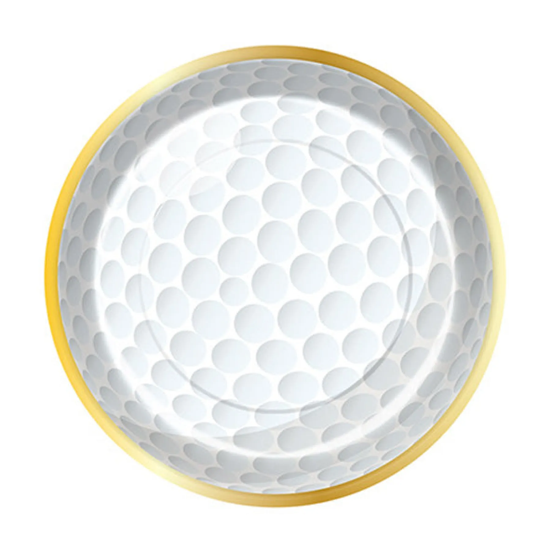 Golf Ball Die Cut Dinner Plates/8pk-Sophistiplate Online