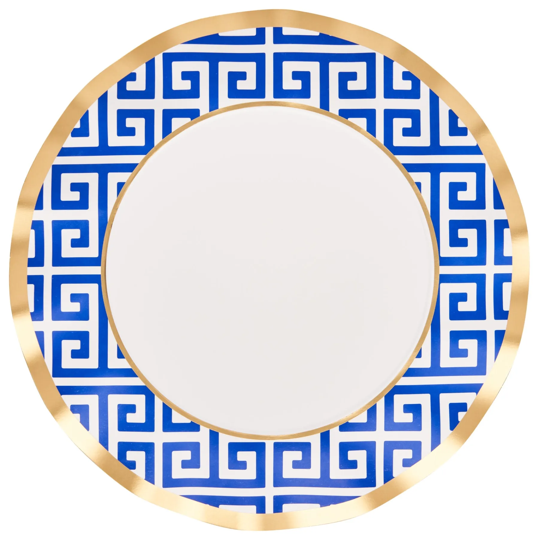 Greek Key Wavy Paper Dinner Plate/8pk-Sophistiplate Hot
