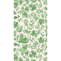 Green Regal Peacock Guest Towel Napkin - Pack of 16-Hester u0026 Cook Outlet