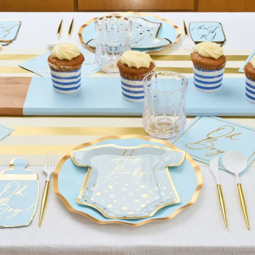Hey Baby Blue Table Setting-Sophistiplate Hot