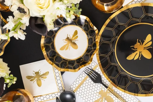 Honeybee Wavy Paper Appetizer/Dessert Bowl/8pk-Sophistiplate Sale