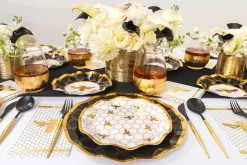 Honeybee Wavy Paper Salad Plate/8pk-Sophistiplate Outlet