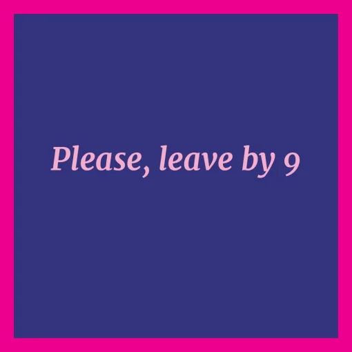 Leave by 9 Coaster-Drinks On Me Coasters Clearance
