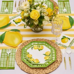 Lemon and Stem Table Setting-Sophistiplate Hot