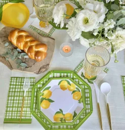 Lemon and Stem Table Setting-Sophistiplate Hot