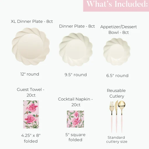 Love in Bloom Table Setting-Sophistiplate Outlet