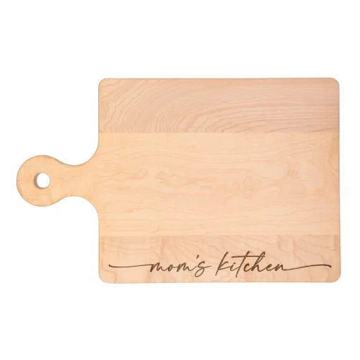 Wood Artisan Paddle Board | Mom's Kitchen | 16 x 10"-Maple Fashion