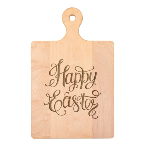 Wood Cutting & Cheeseboard | Happy Easter | 16 x 10"-Maple Sale