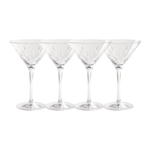 Martini Classic | Clear | 4 Pack | 8 Oz-Sophistiplate LLC Online