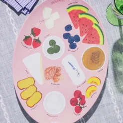 Meg Quinn Melamine Serving Tray-Maple Fashion