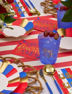 Modern Patriotic Appetizer/Dessert Bowls/8pk-Sophistiplate Fashion