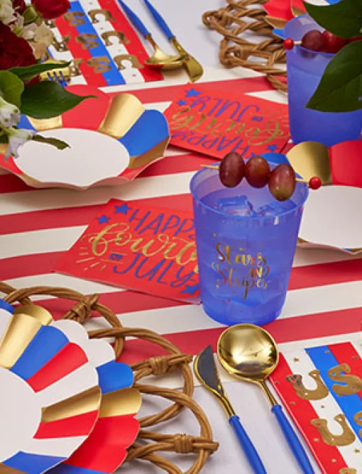 Modern Patriotic Table Setting-Sophistiplate Best