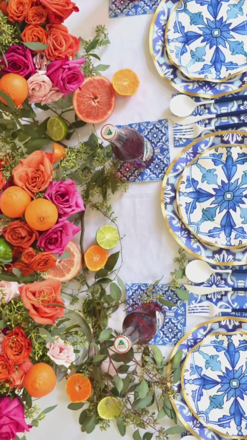 Moroccan Nights Wavy Paper Dinner Plate/8pk-Sophistiplate Online
